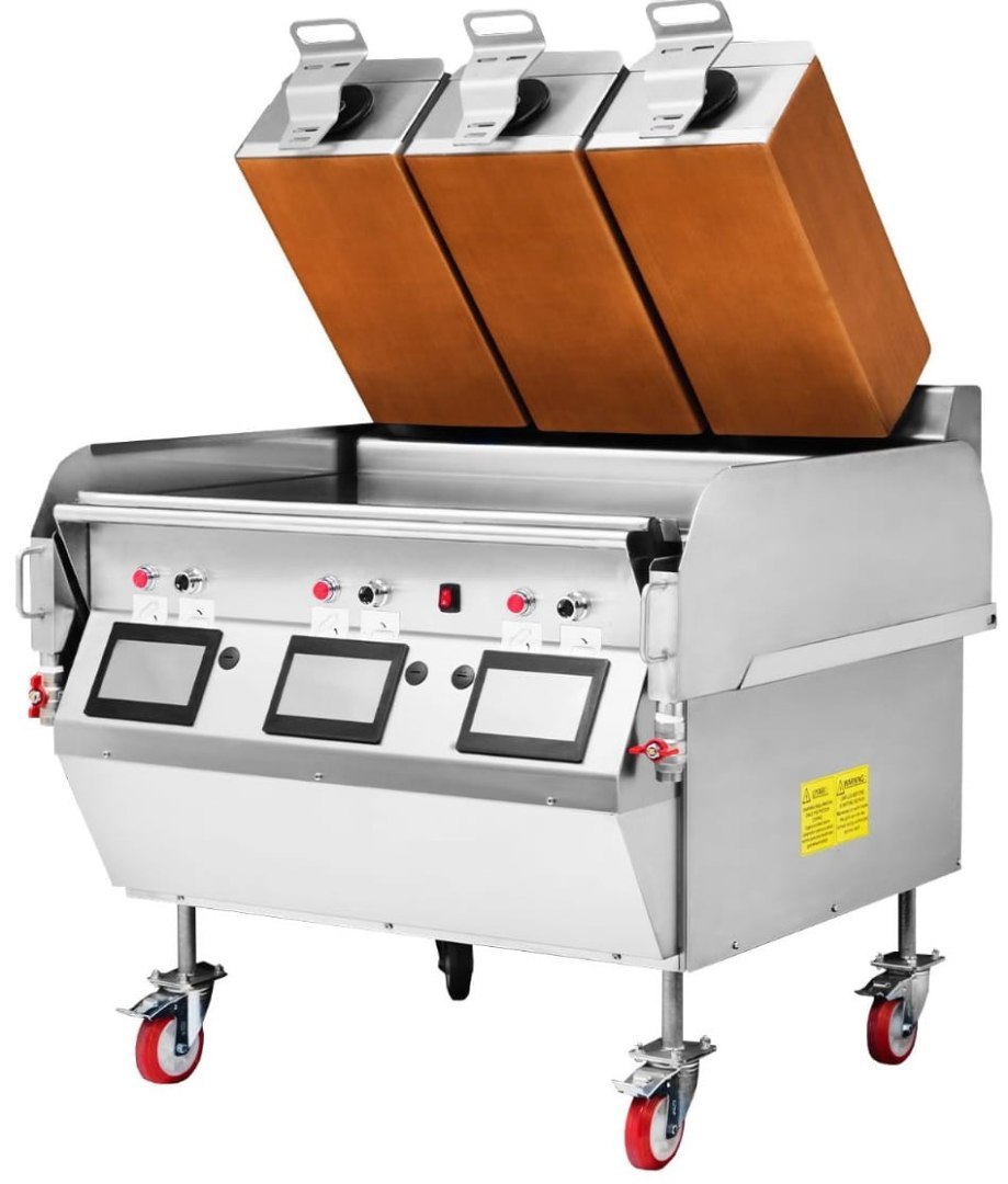 Grill dwustronny automatyczny SET450 - widok z przodu